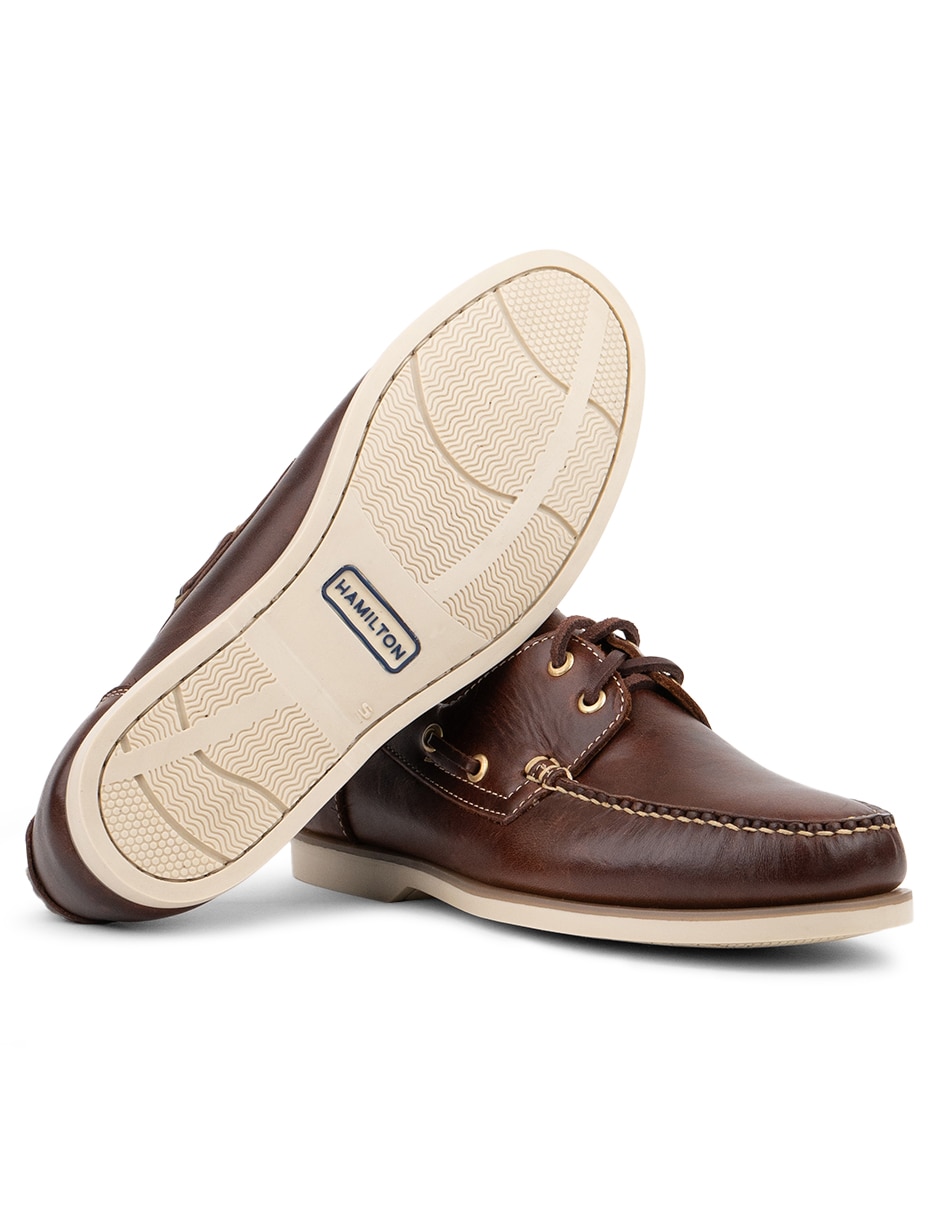 Mocasín Hamilton Footwear Costa Brandy para hombre