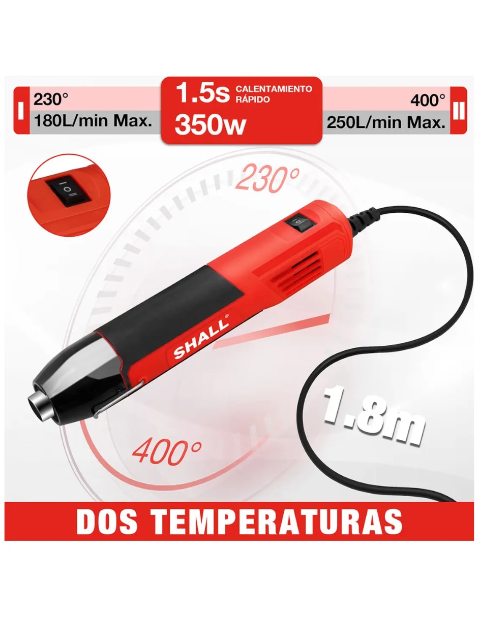 Pistola de calor de 1000 W 2