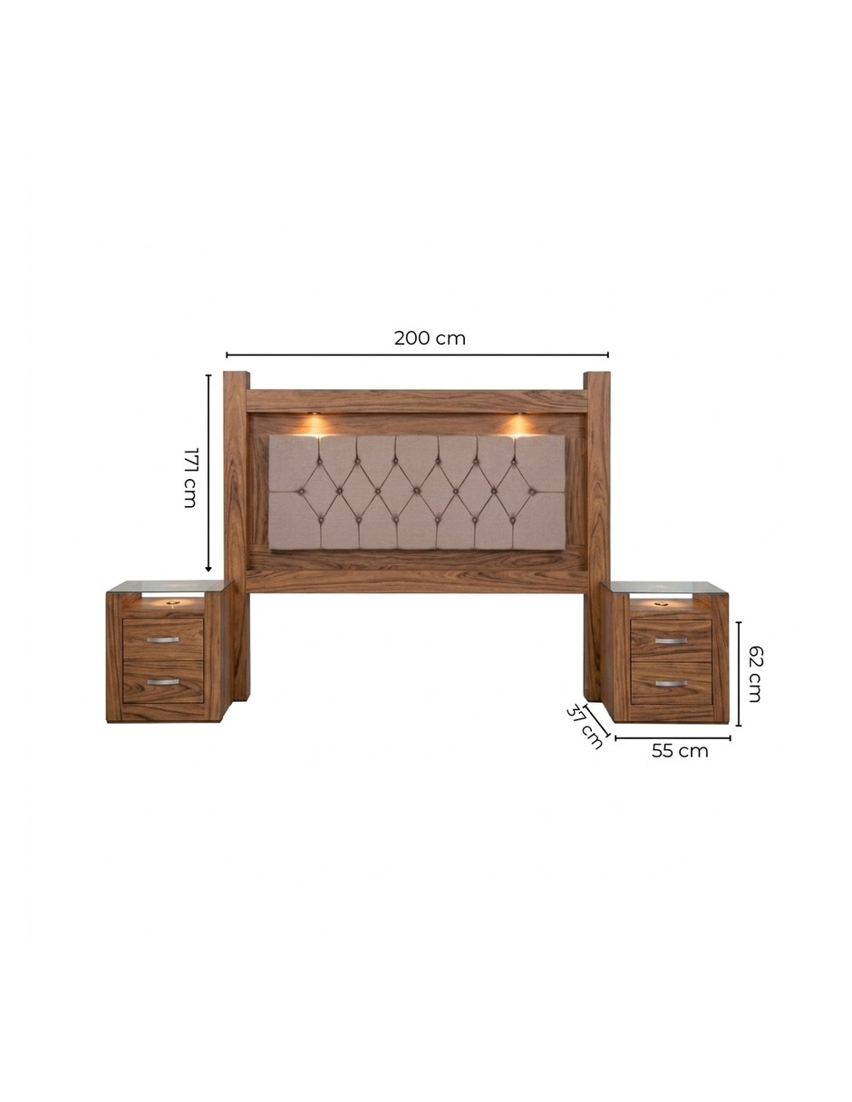 Set cabecera de madera 11
