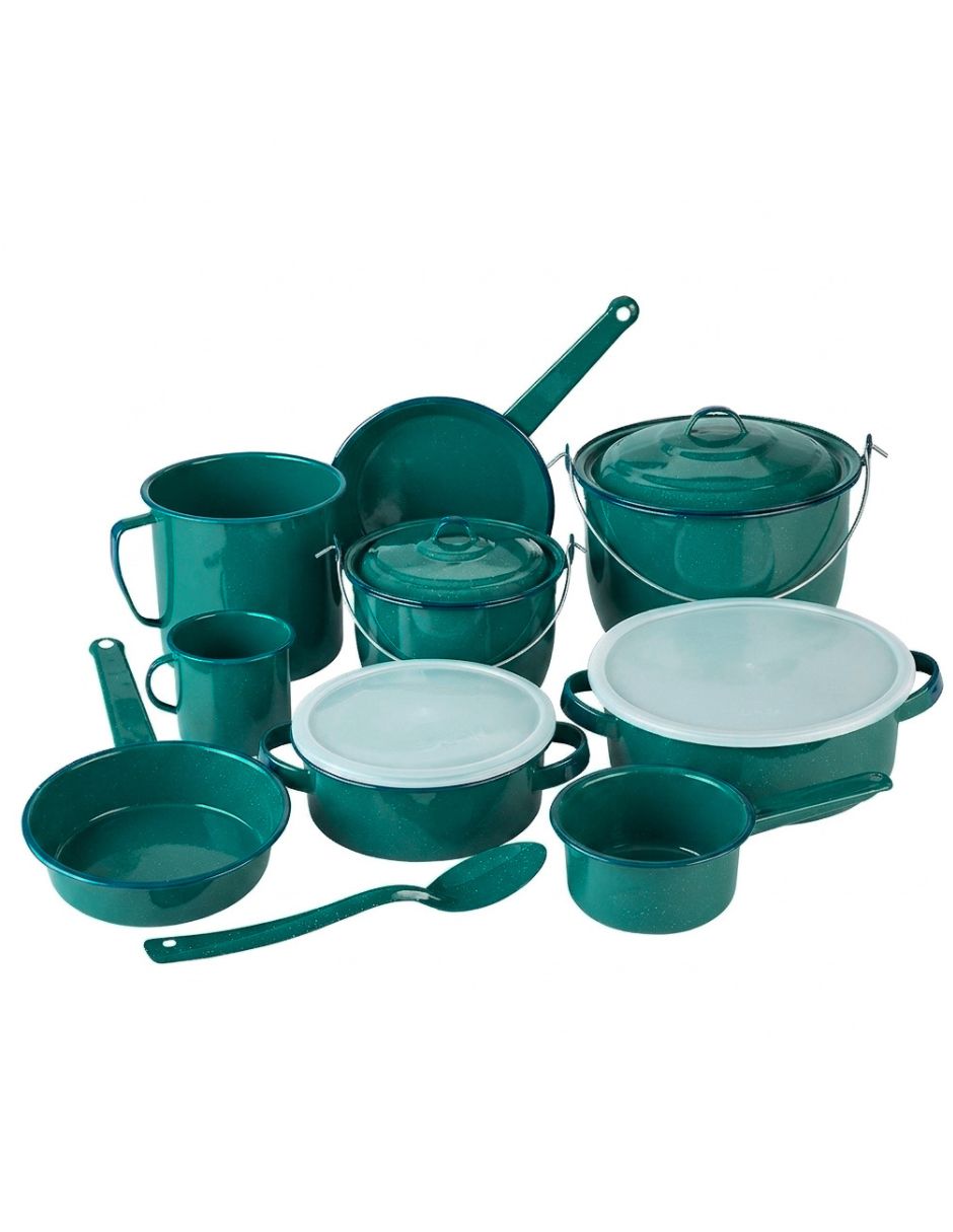 Batería de cocina Alexa de Acero vitrificado 9 piezas Batería de cocina Alexa de Acero vitrificado 9 piezas