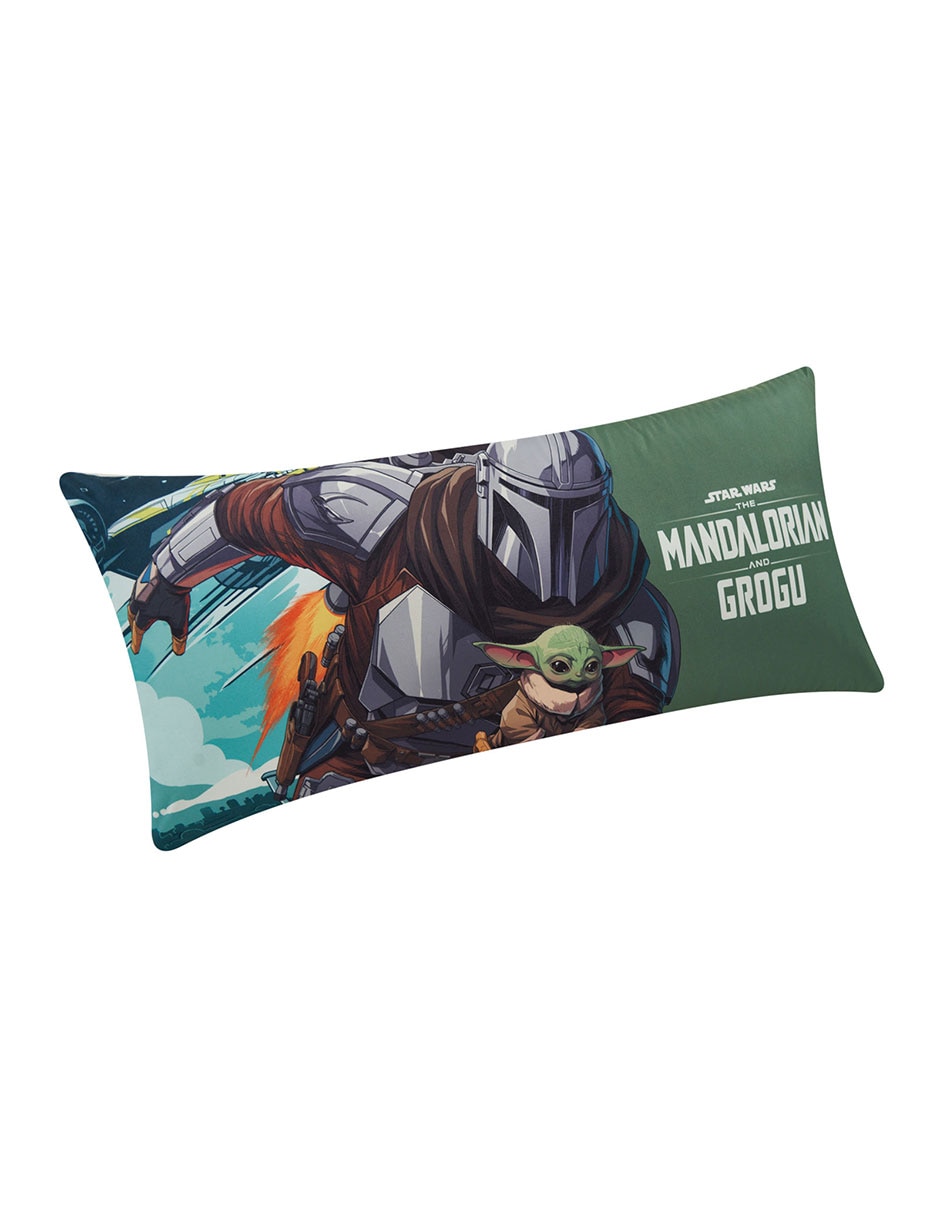 Almohada Súper Jumbo Mandalorian y Grogu firmeza Medio 5