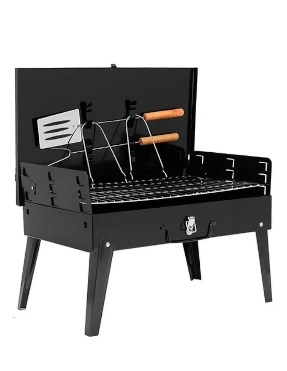 Asador Carbón de acero inoxidable