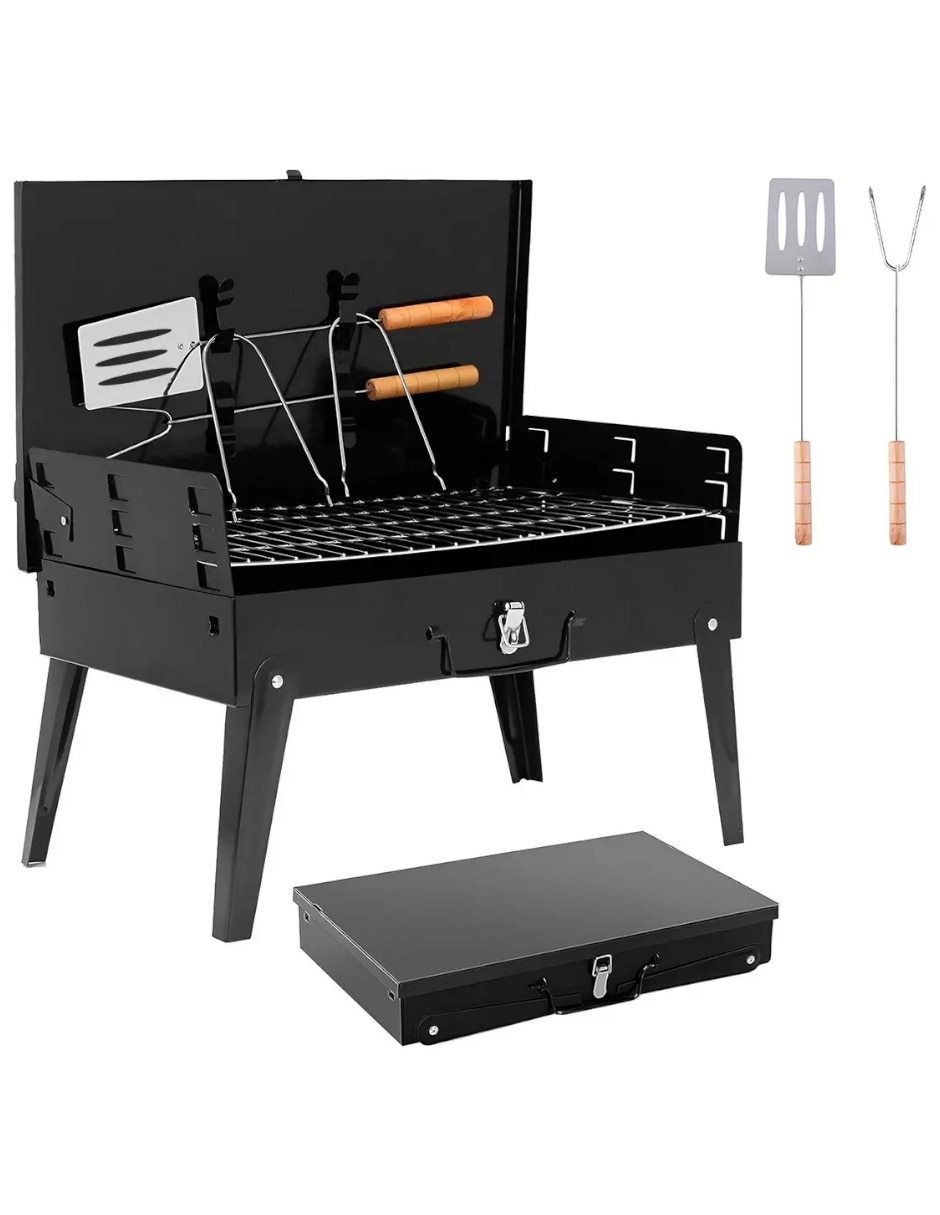 Asador Carbón de acero inoxidable 2