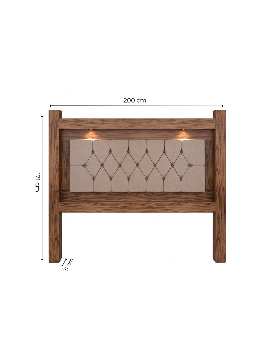 Cabecera Sochic de madera