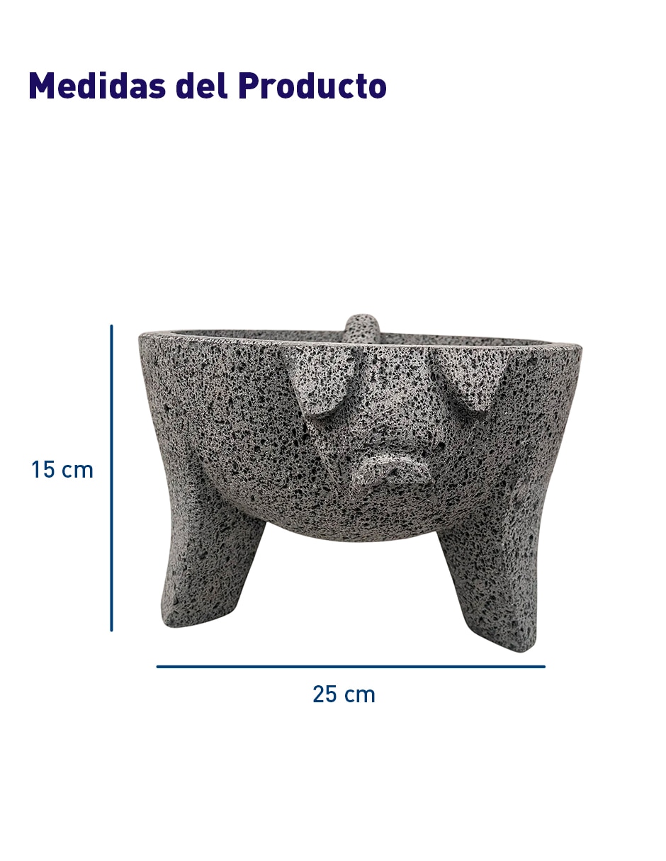 Molcajete con cabeza 6