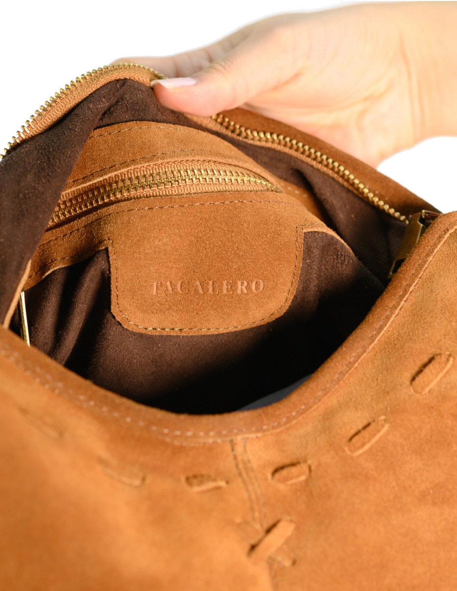 Bolsa Frame Tacalero de gamuza unisex