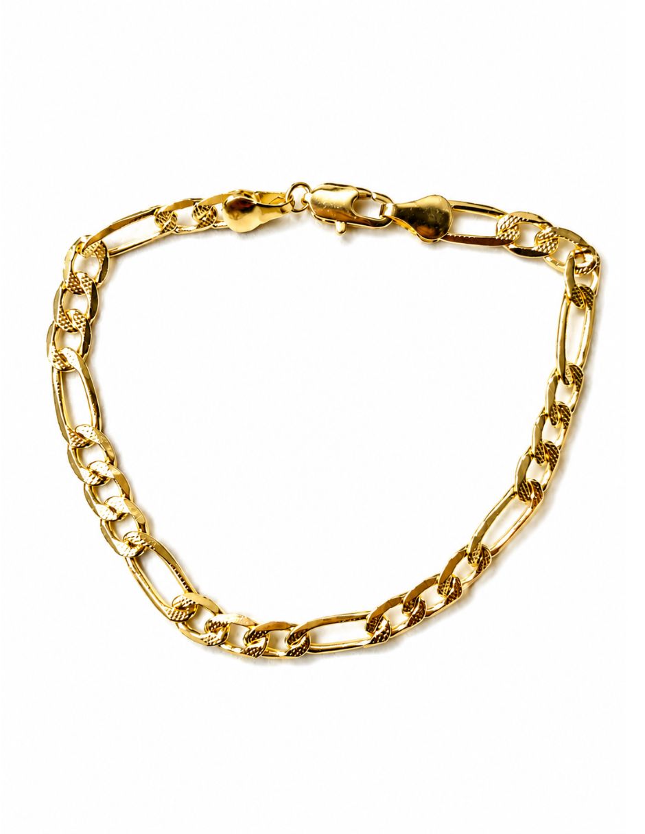 Pulsera Moon de oro laminado de 14 k acabado brillante