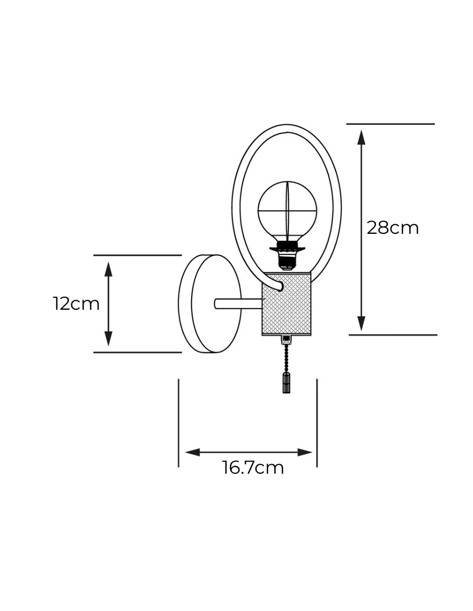 Arbotante Led Circa 7