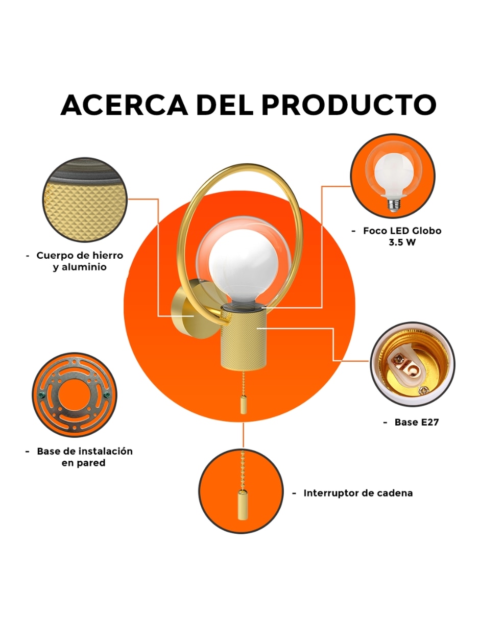 Arbotante Led Circa 3
