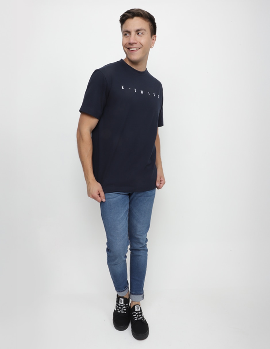 Playera k swiss a cuello redondo para hombre