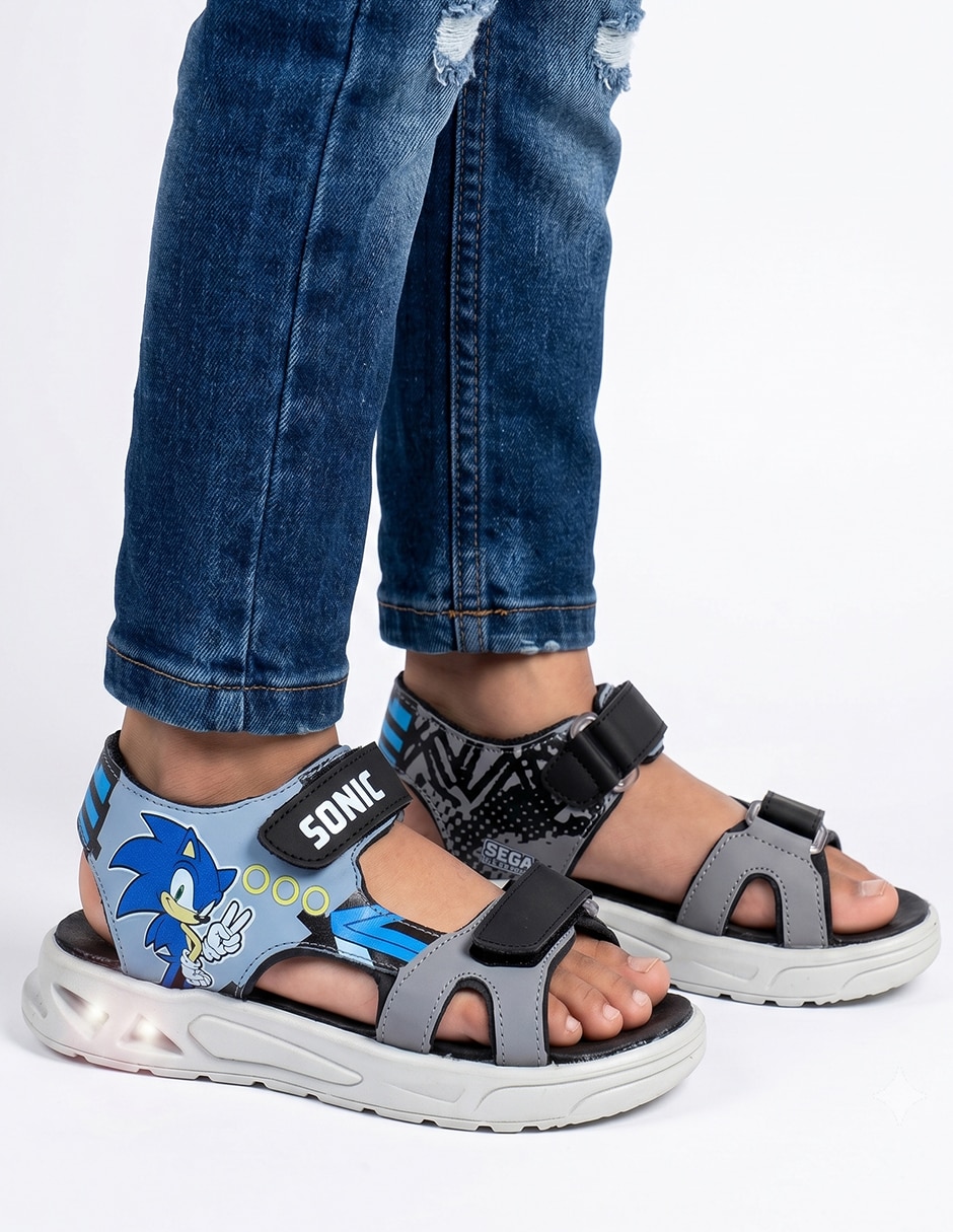Sandalia sonic para infantil niño 3