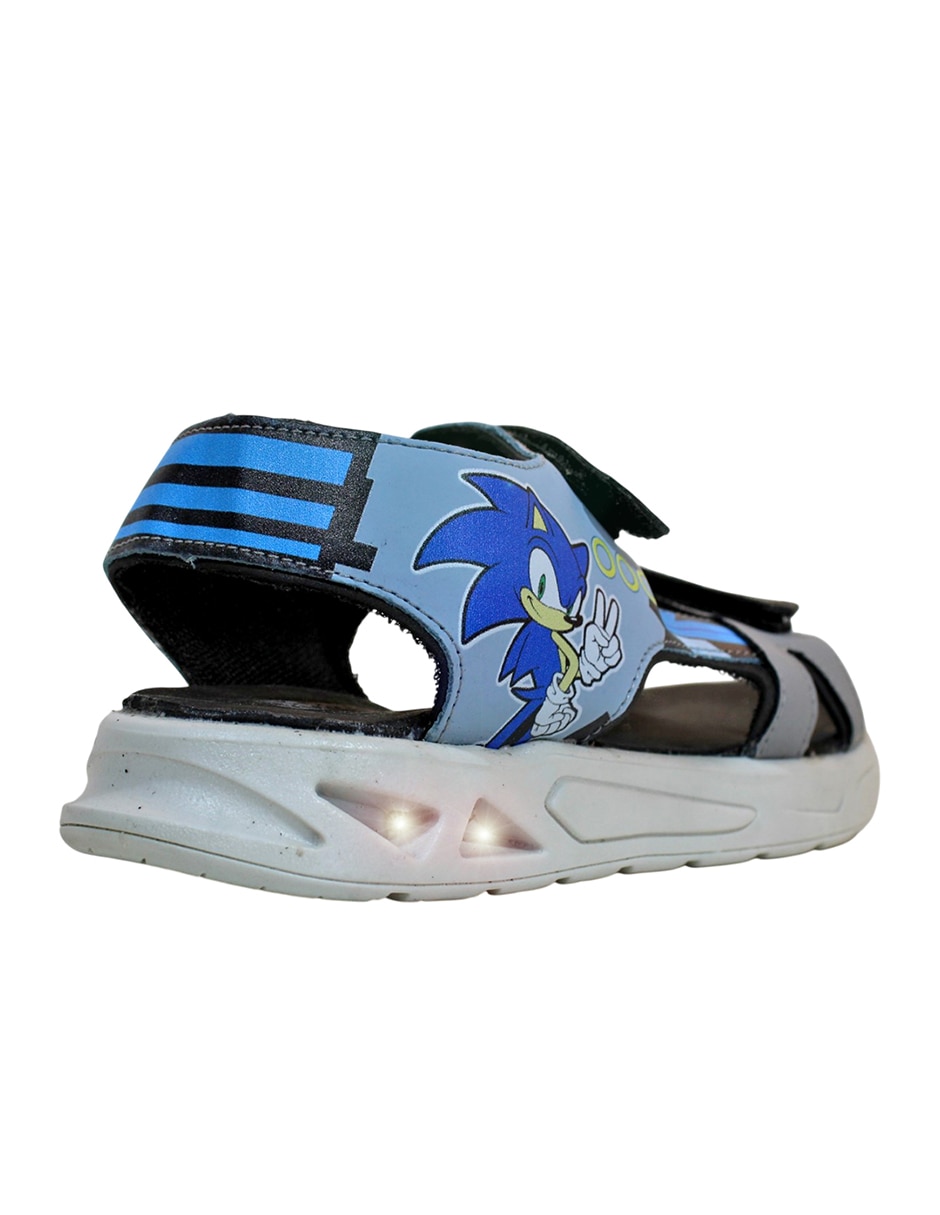 Sandalia sonic para infantil niño 10