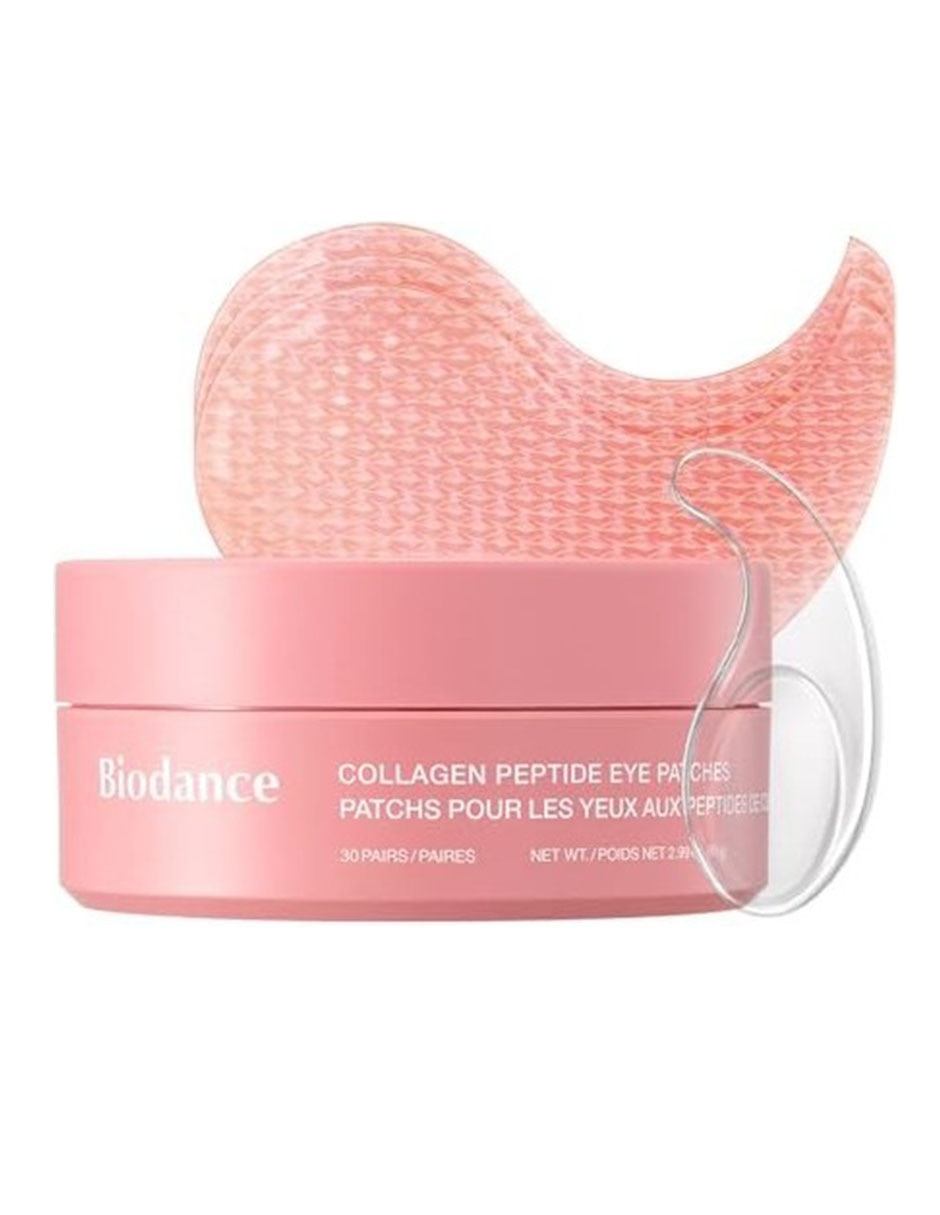 Mascarilla para contorno de ojos parches oculares con péptidos de colágeno 30 unidades para bolsas y ojeras 2