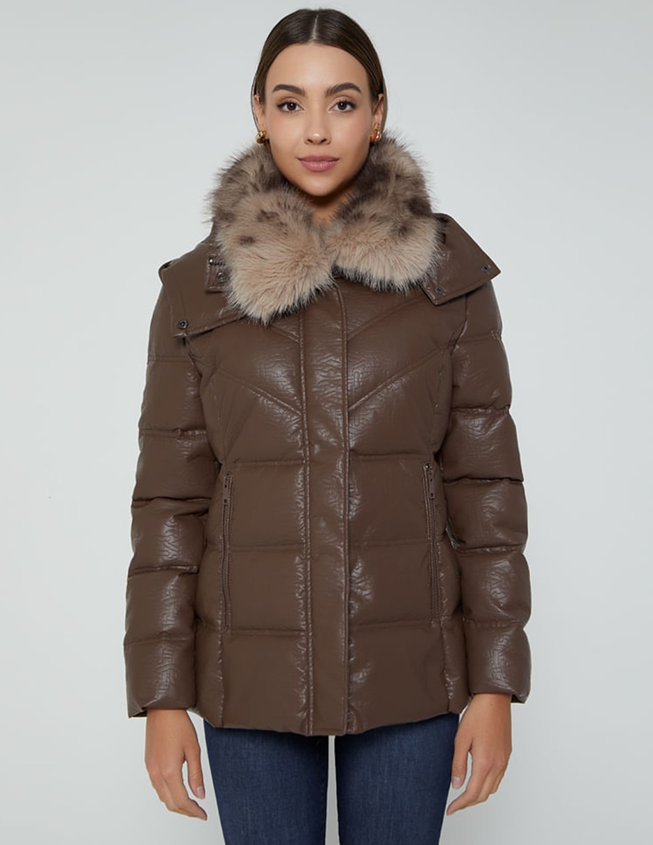 Chamarra capitonada impermeable para mujer Chamarra capitonada impermeable para mujer
