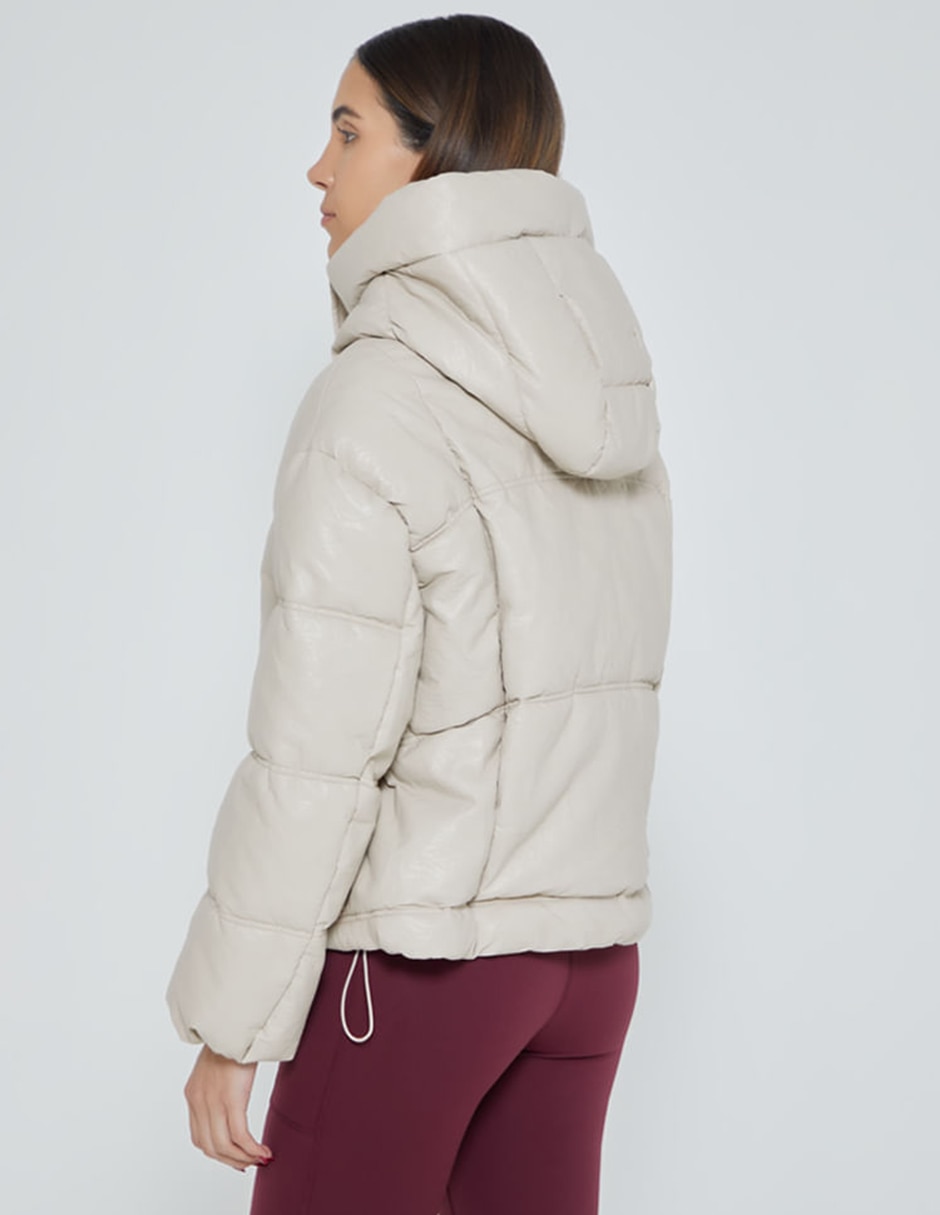 Chamarra capitonada impermeable para mujer 5