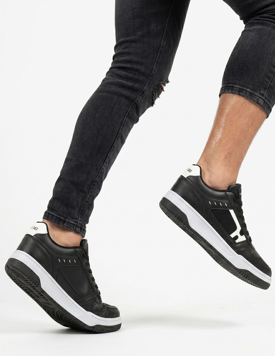 Tenis de piel para hombre 5