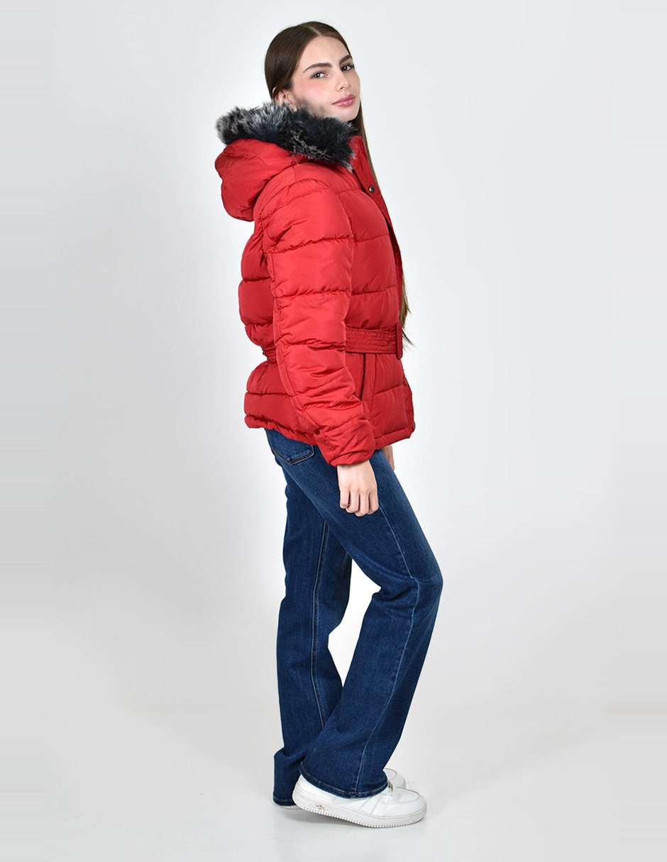 Chamarra acolchada roman fashion para mujer