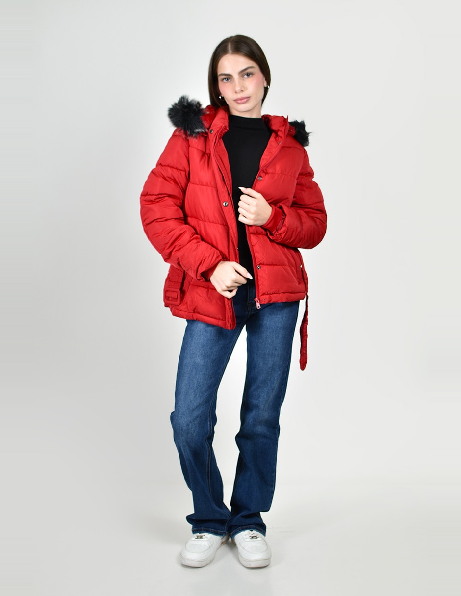 Chamarra acolchada roman fashion para mujer