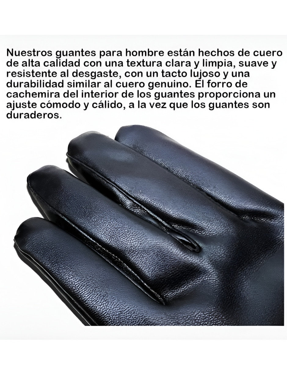 Guantes de piel para hombre 3