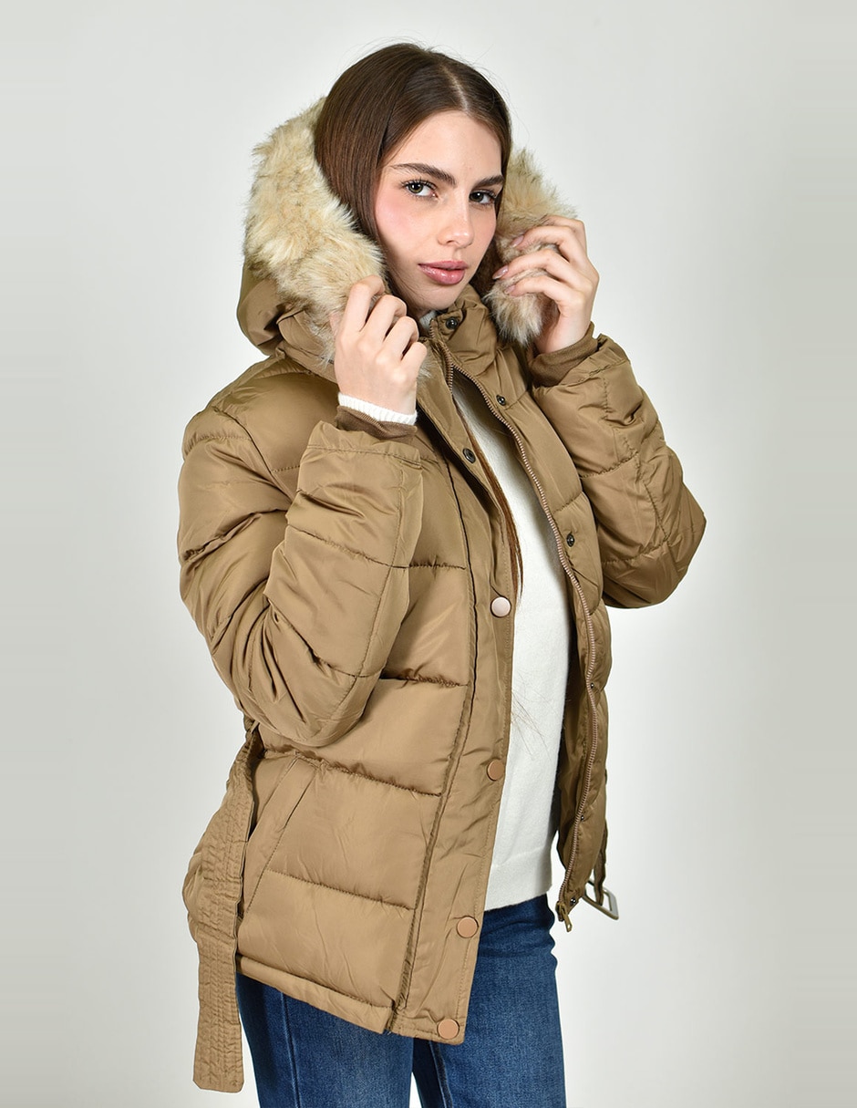 Chamarra acolchada roman fashion para mujer