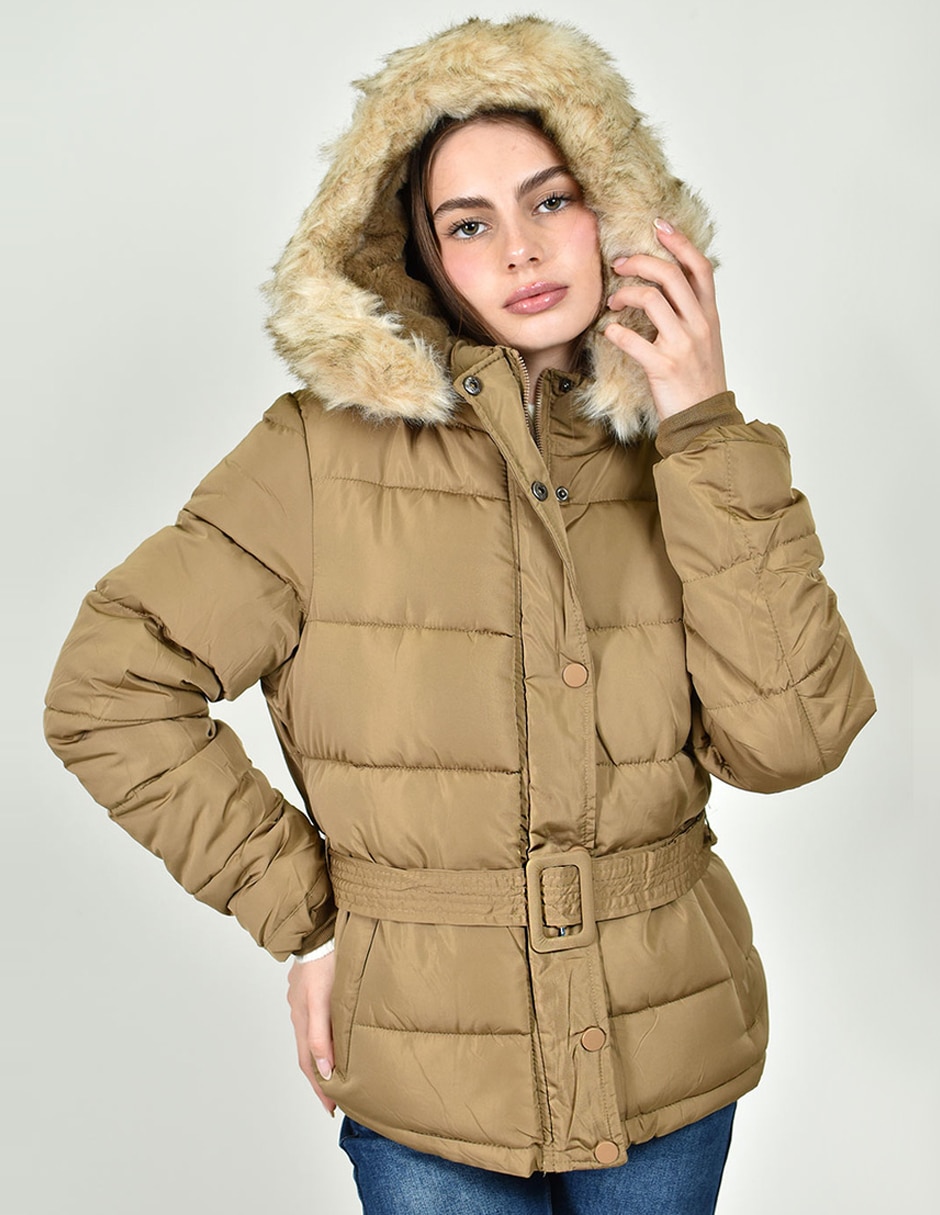 Chamarra acolchada roman fashion para mujer
