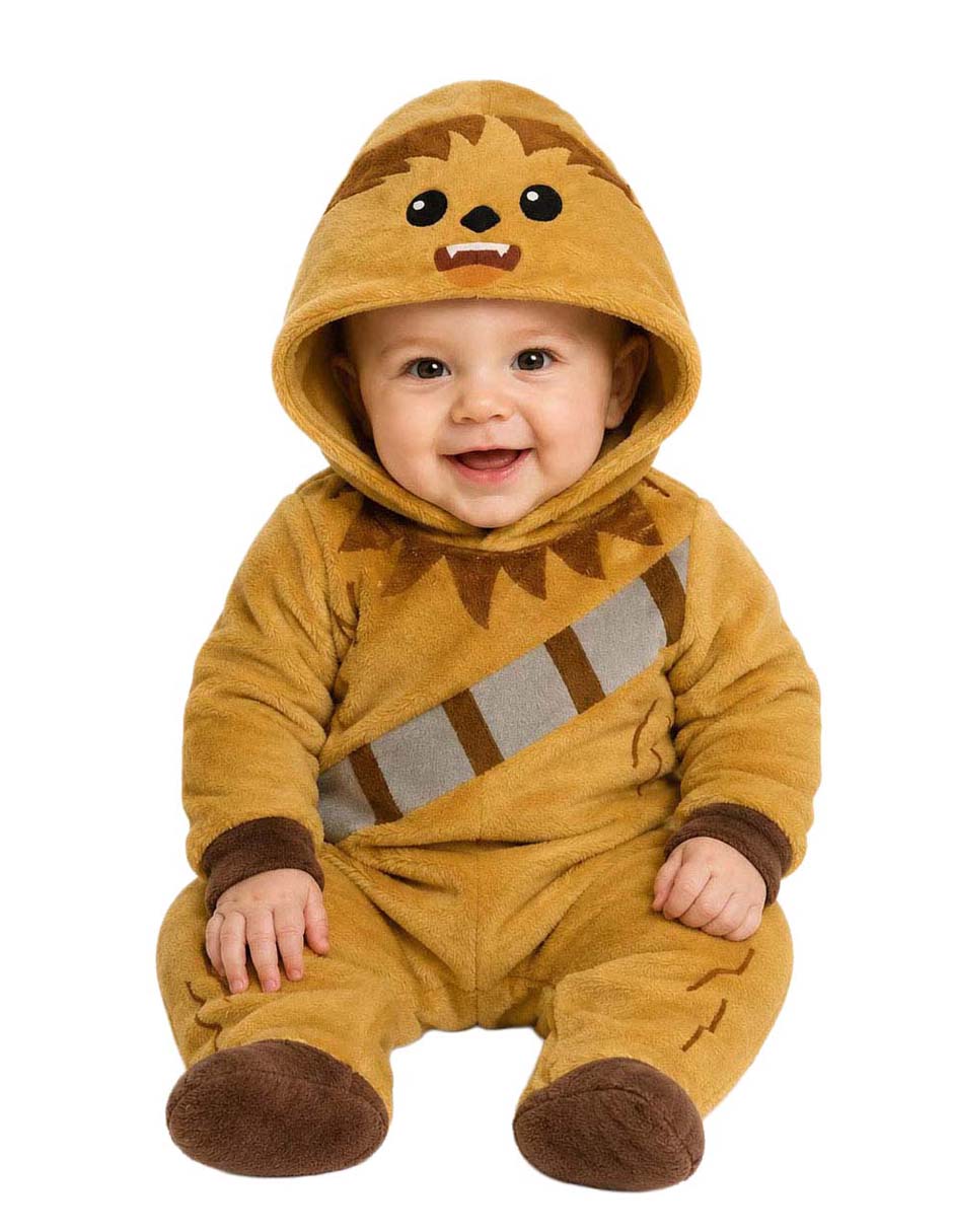 Mameluco mameluco chewbacca de flannel para bebé Mameluco mameluco chewbacca de flannel para bebé