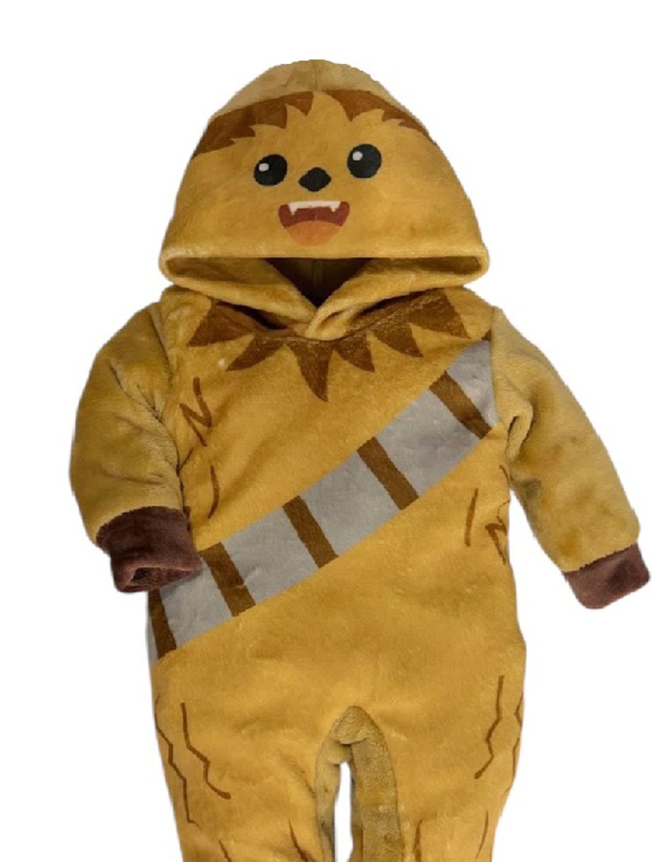 Mameluco mameluco chewbacca de flannel para bebé 3
