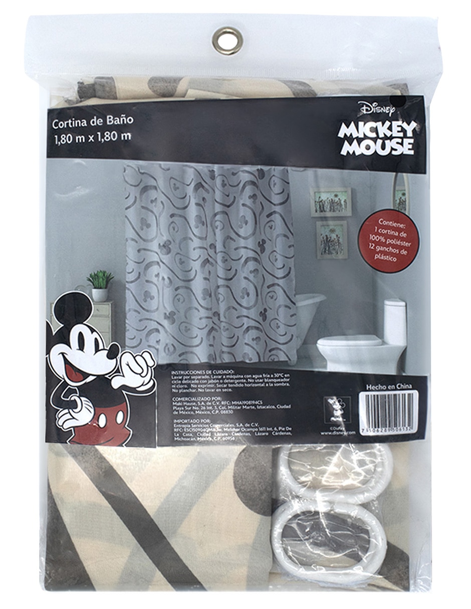 Cortina de baño Mickey 4