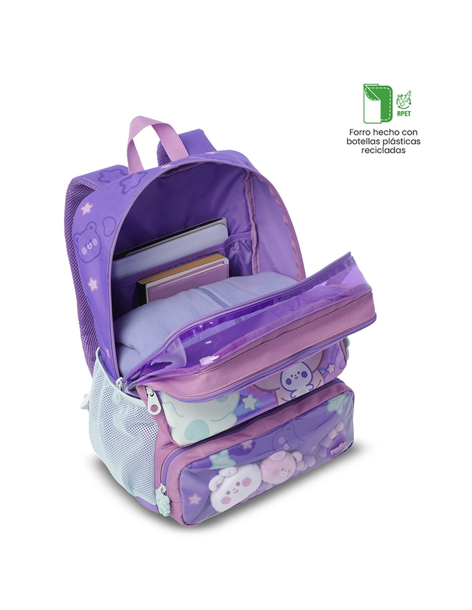 Mochila escolar Friends Party para niña 3