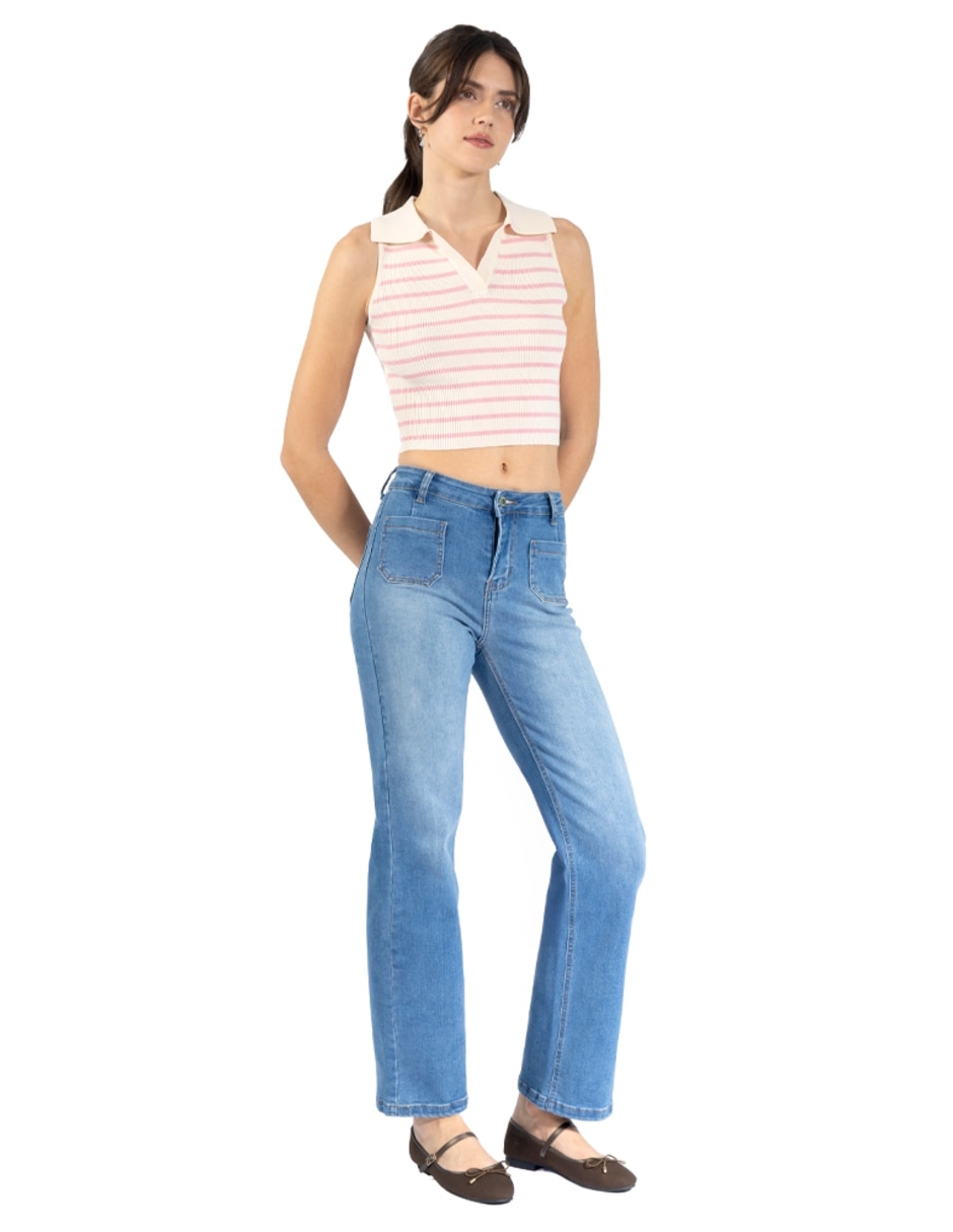 Jeans wide leg para mujer 3