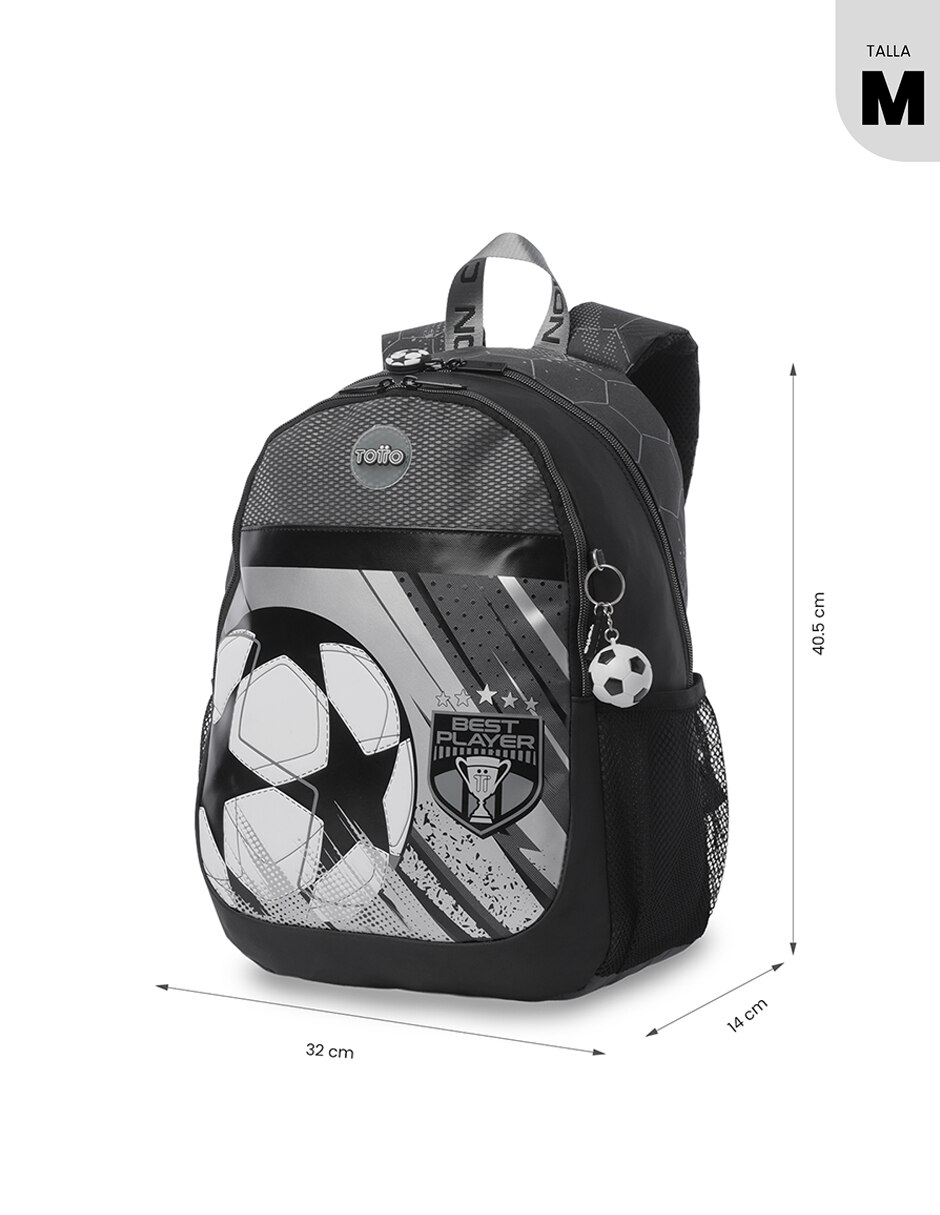 Mochila escolar Totto Champion para niño