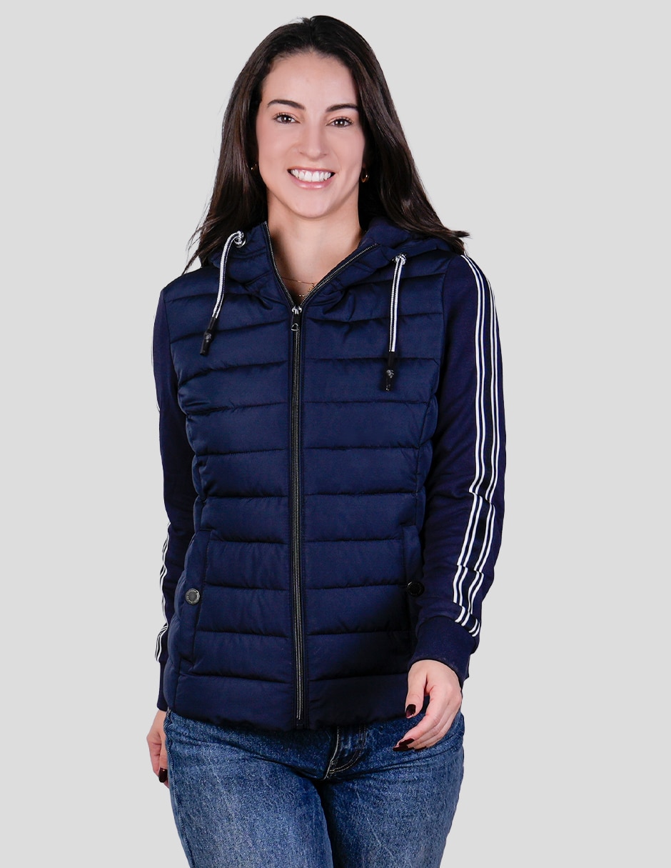 Chamarra casual greenlander hibrida para mujer