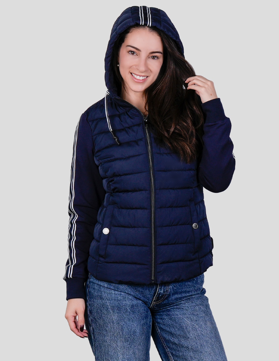 Chamarra casual greenlander hibrida para mujer