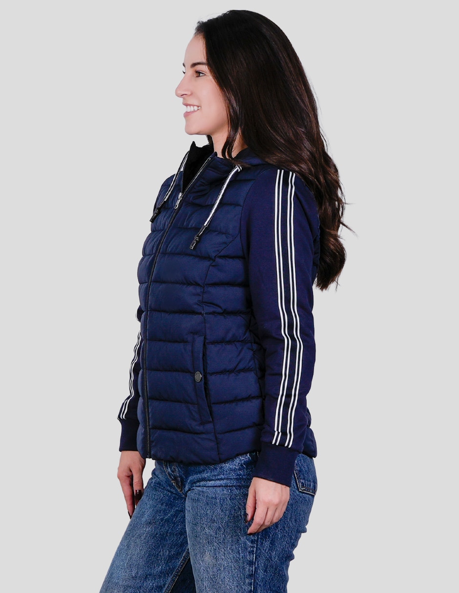 Chamarra casual greenlander hibrida para mujer