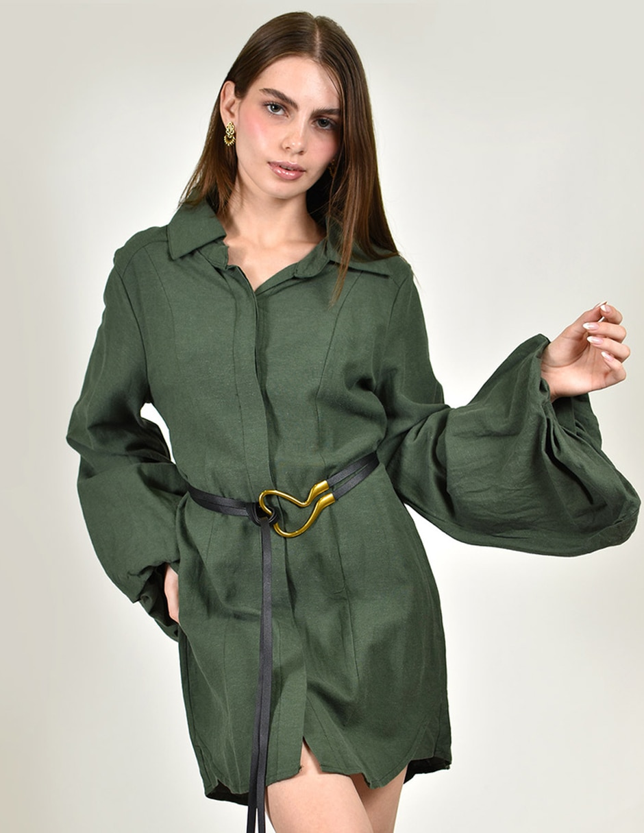 Blusón roman fashion manga larga para mujer