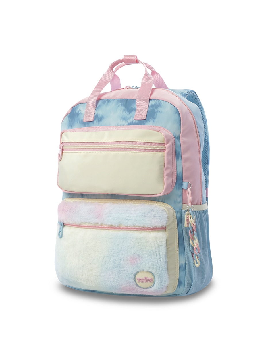 Mochila escolar Totto Bloum para niña
