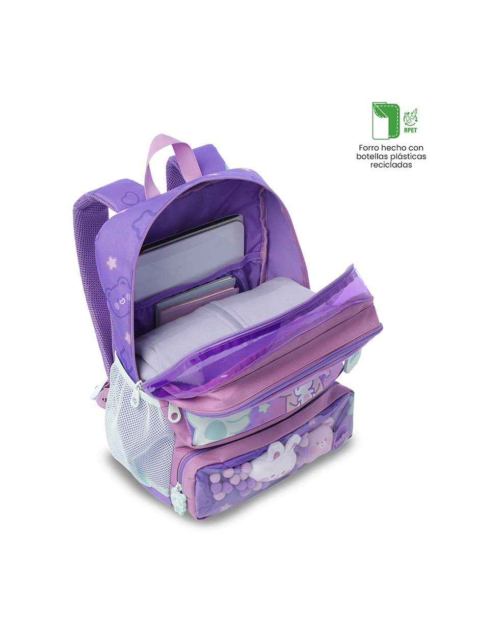 Mochila escolar Friends Party para niña 3