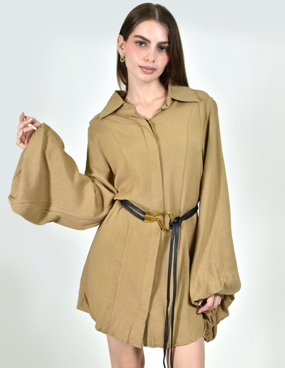 Blusón roman fashion manga larga para mujer