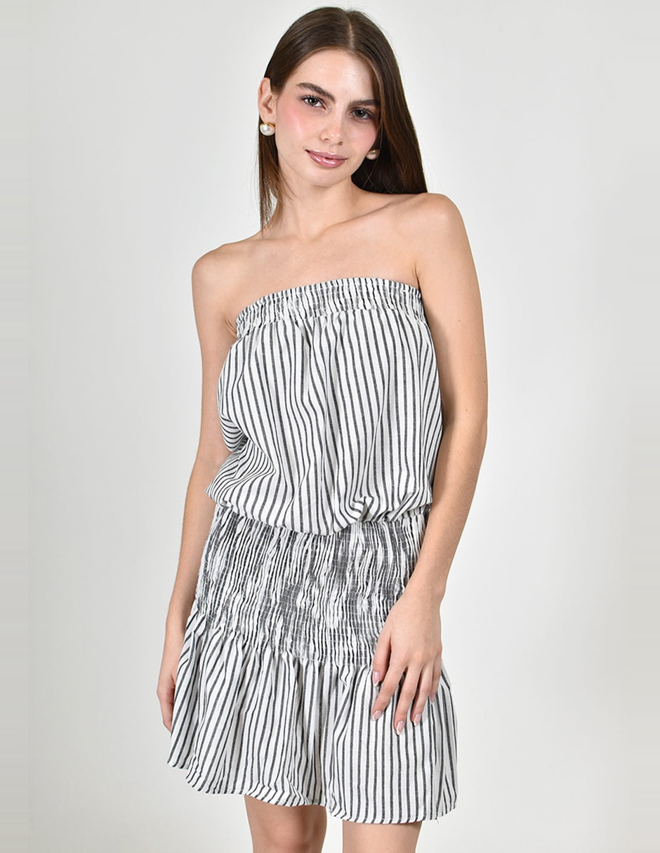 Vestido corto casual roman fashion para mujer