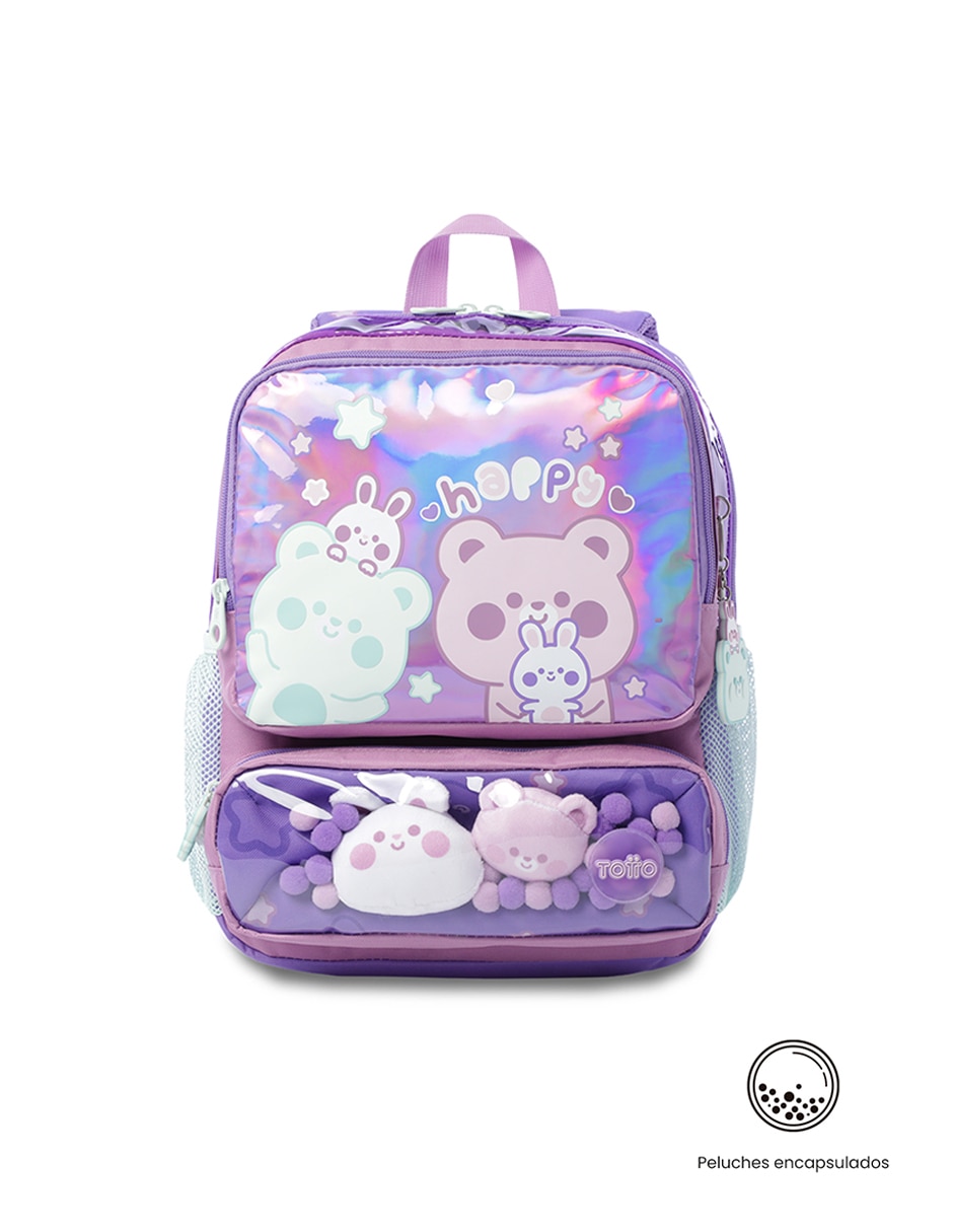 Mochila escolar Friends Party para niña 2