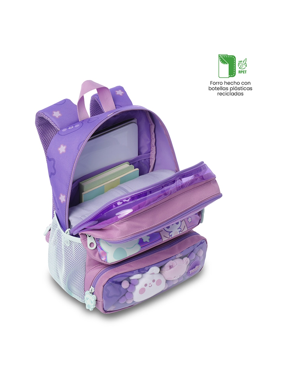 Mochila escolar Friends Party para niña 3