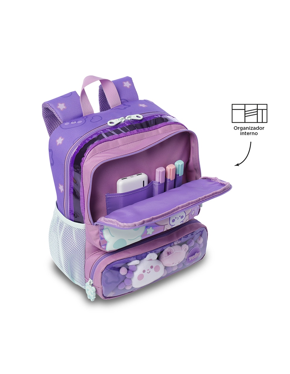 Mochila escolar Friends Party para niña 6
