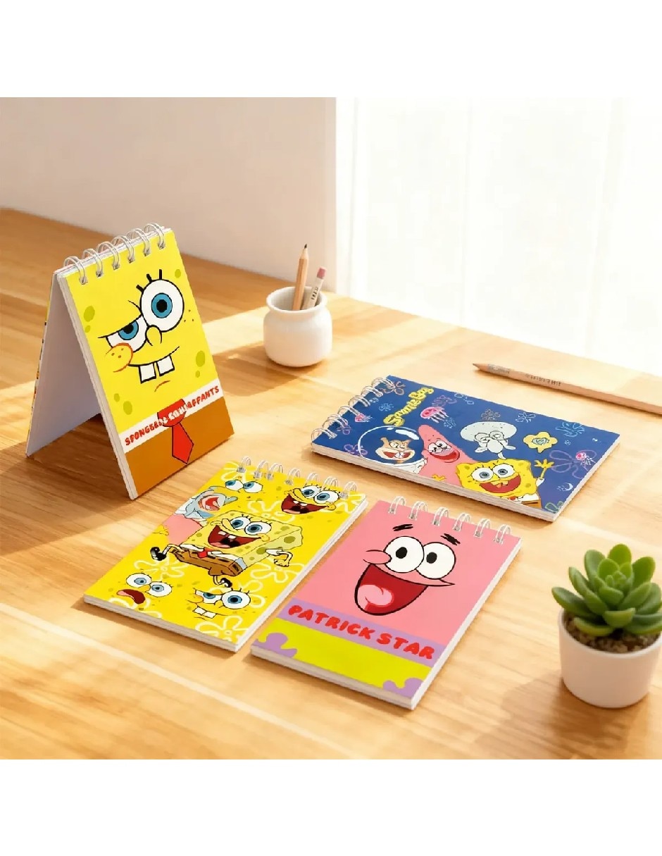 Kit de libreta Genérica Bob Esponja a rayas