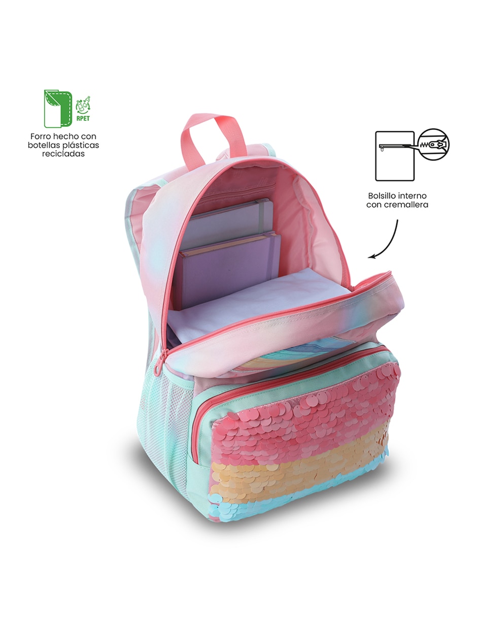 Mochila escolar Rainbow Star para niña 3