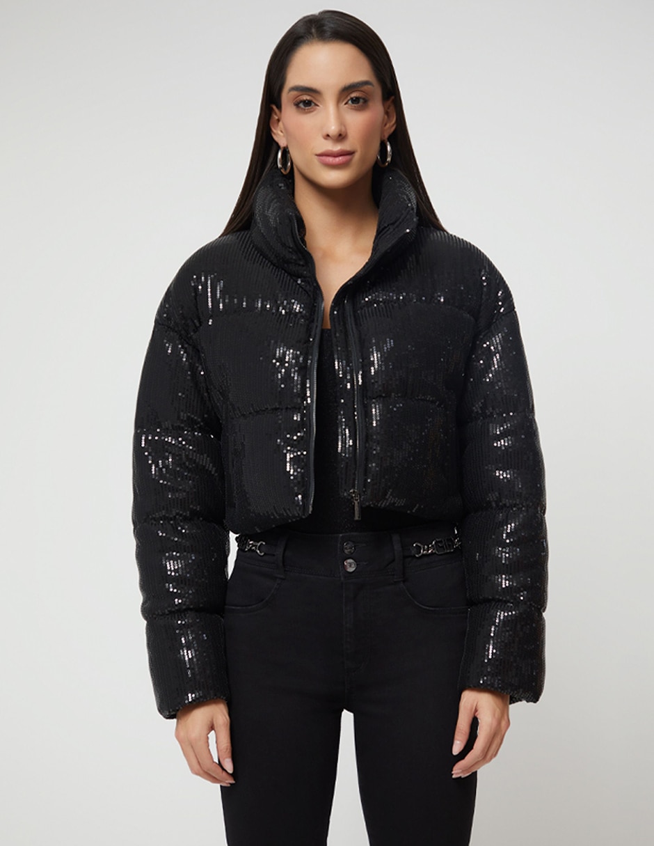 Chamarra capitonada impermeable para mujer Chamarra capitonada impermeable para mujer