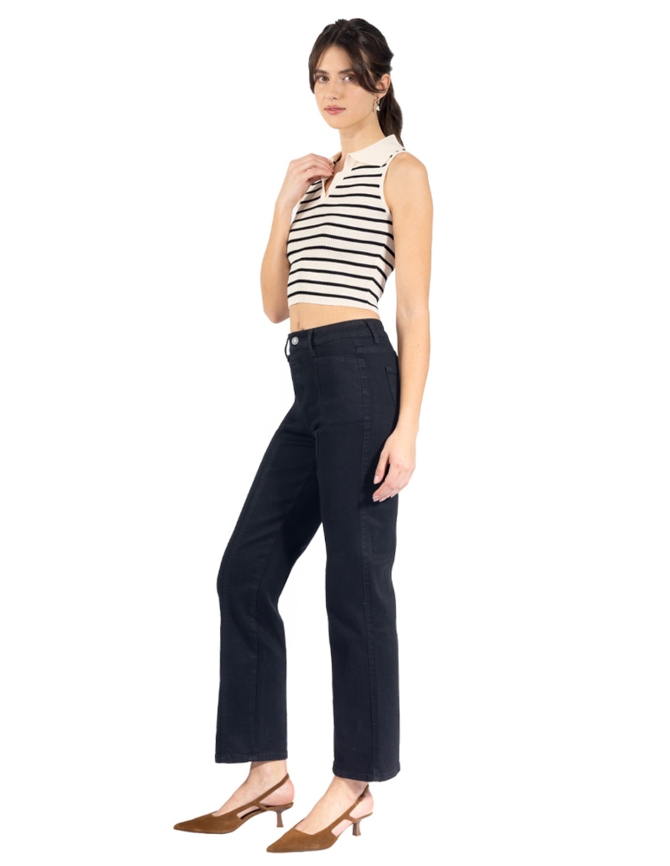 Jeans regular straight cintura forever 2a mujer