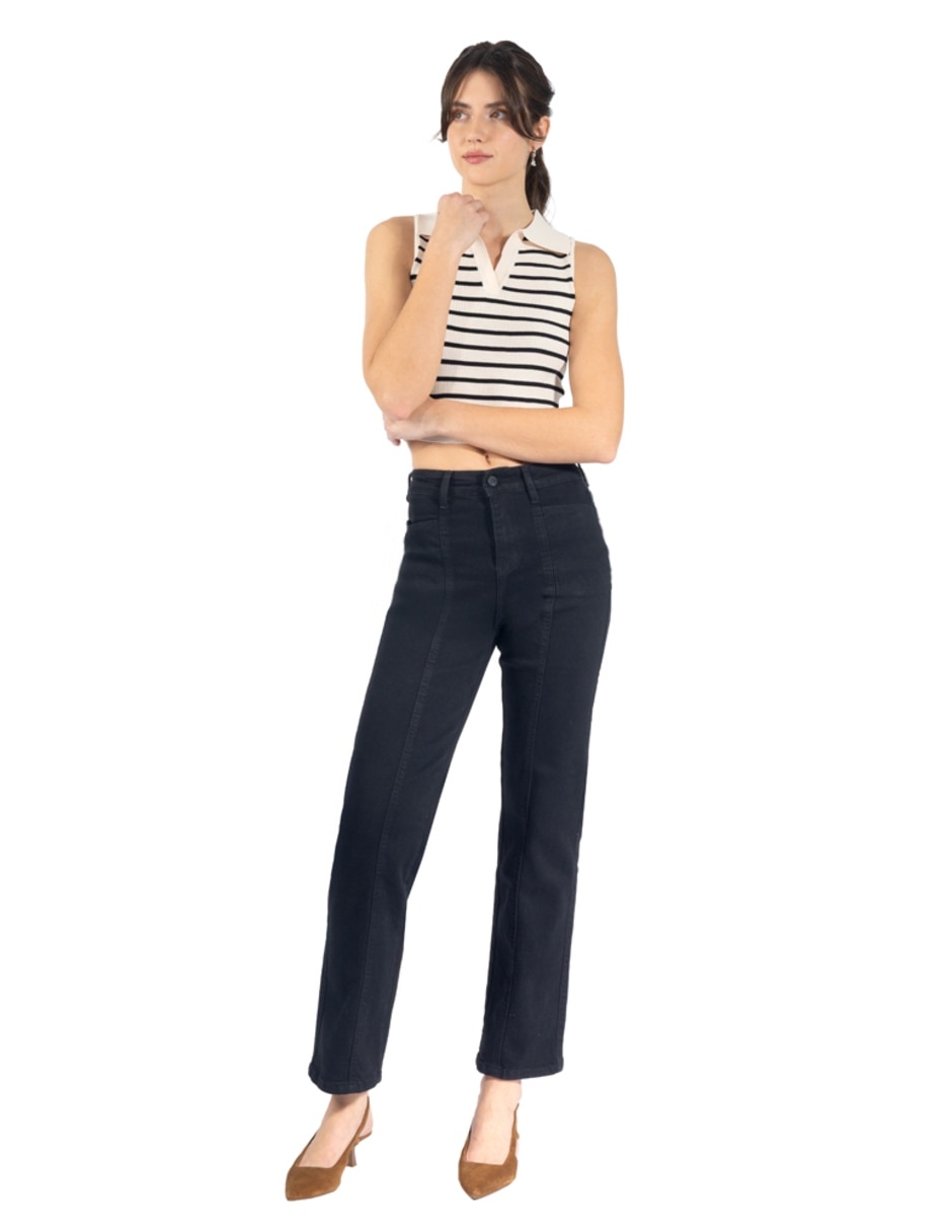 Jeans regular straight cintura forever 2a mujer