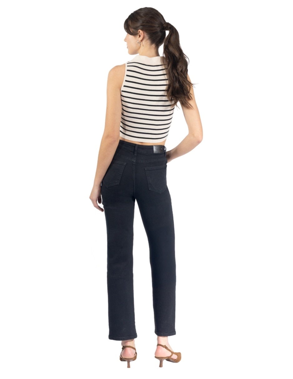 Jeans regular straight cintura forever 2a mujer