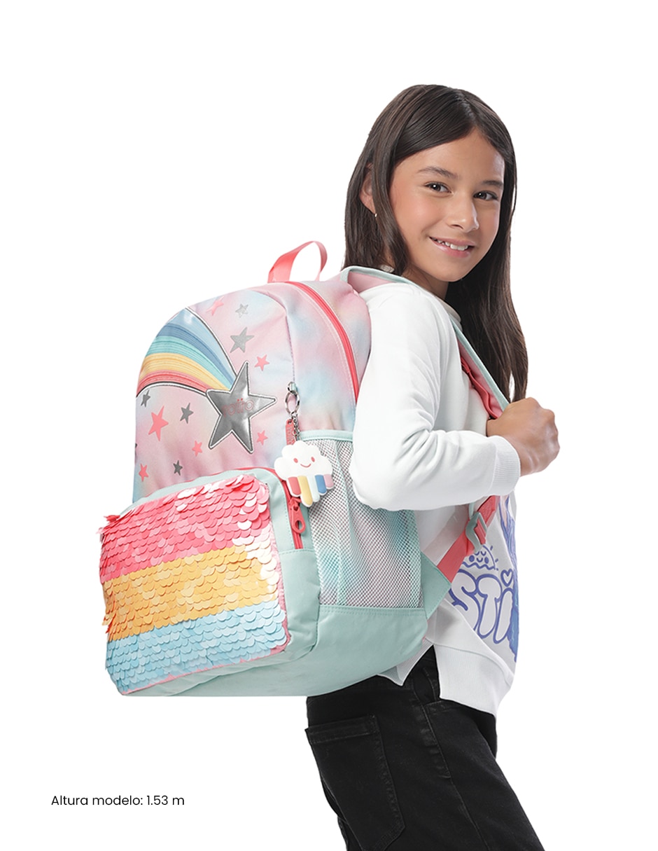 Mochila deportiva Rainbow Star para niña 5