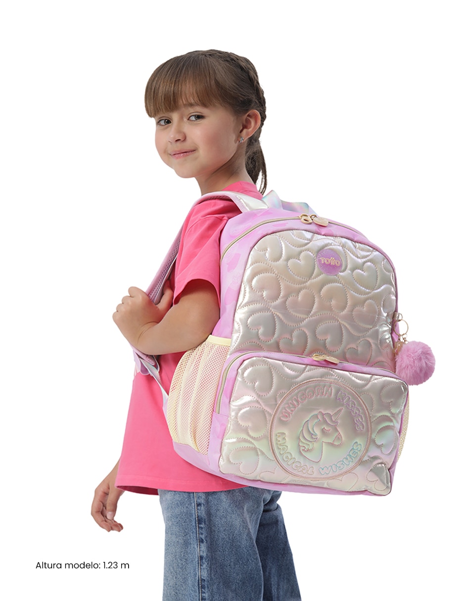 Mochila escolar Unicorn Kisses para niña 5